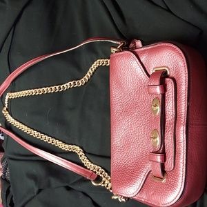Coral Coach Crossbody Bag